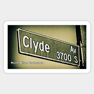 Clyde Avenue, Los Angeles, California by Mistah Wilson Sticker